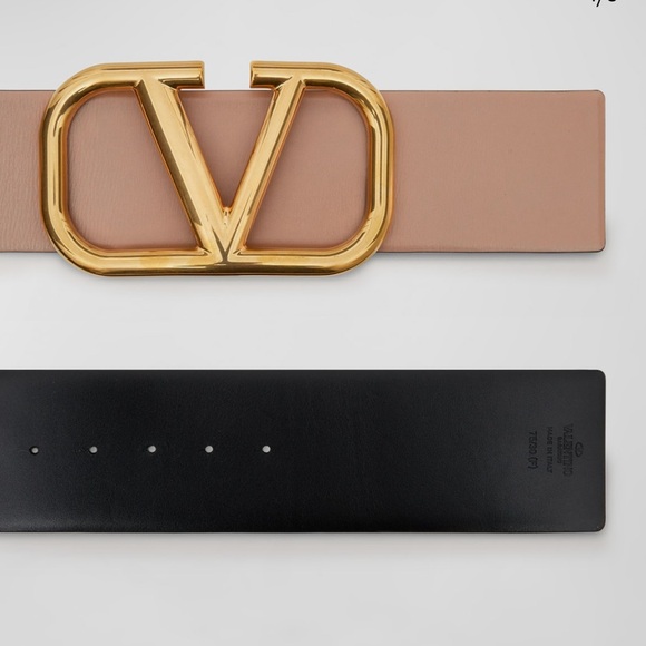 VALENTINO Reversible VLogo Leather Belt XS - Picture 3 of 13